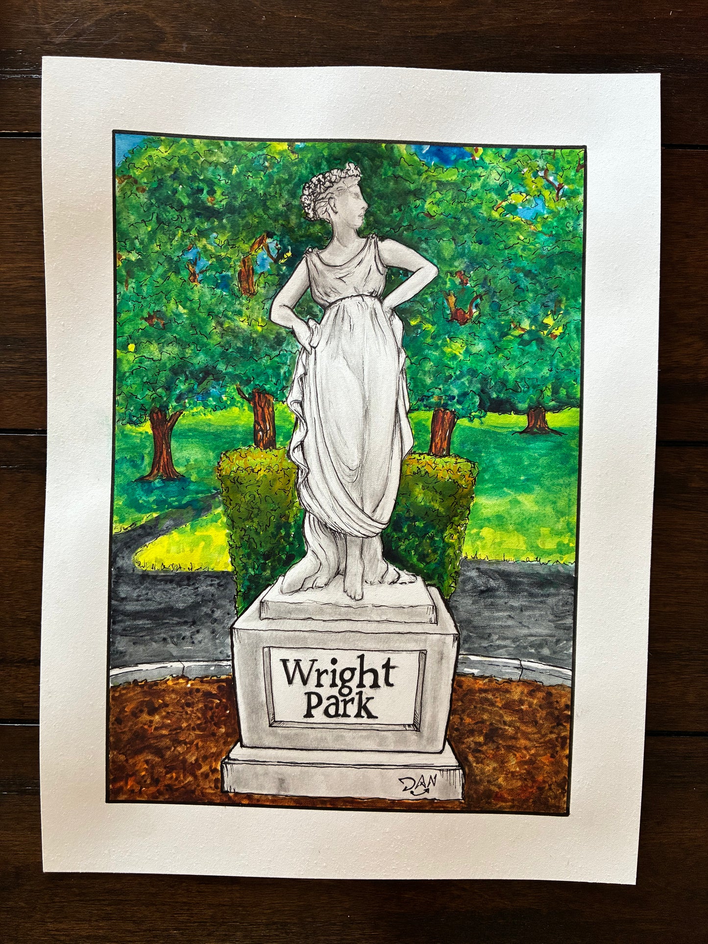 “Dancing Maiden” – Original Watercolor Painting