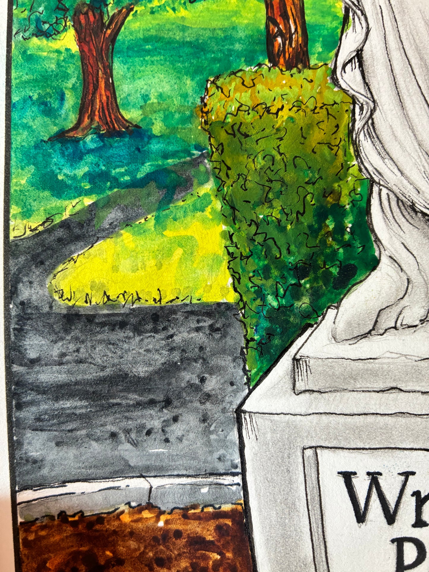 “Dancing Maiden” – Original Watercolor Painting