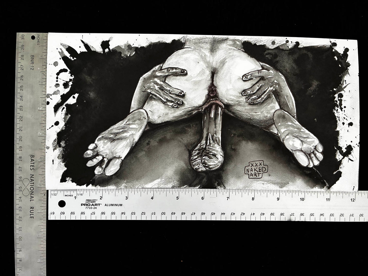 Spread Wide Erotic Watercolor – 6x12