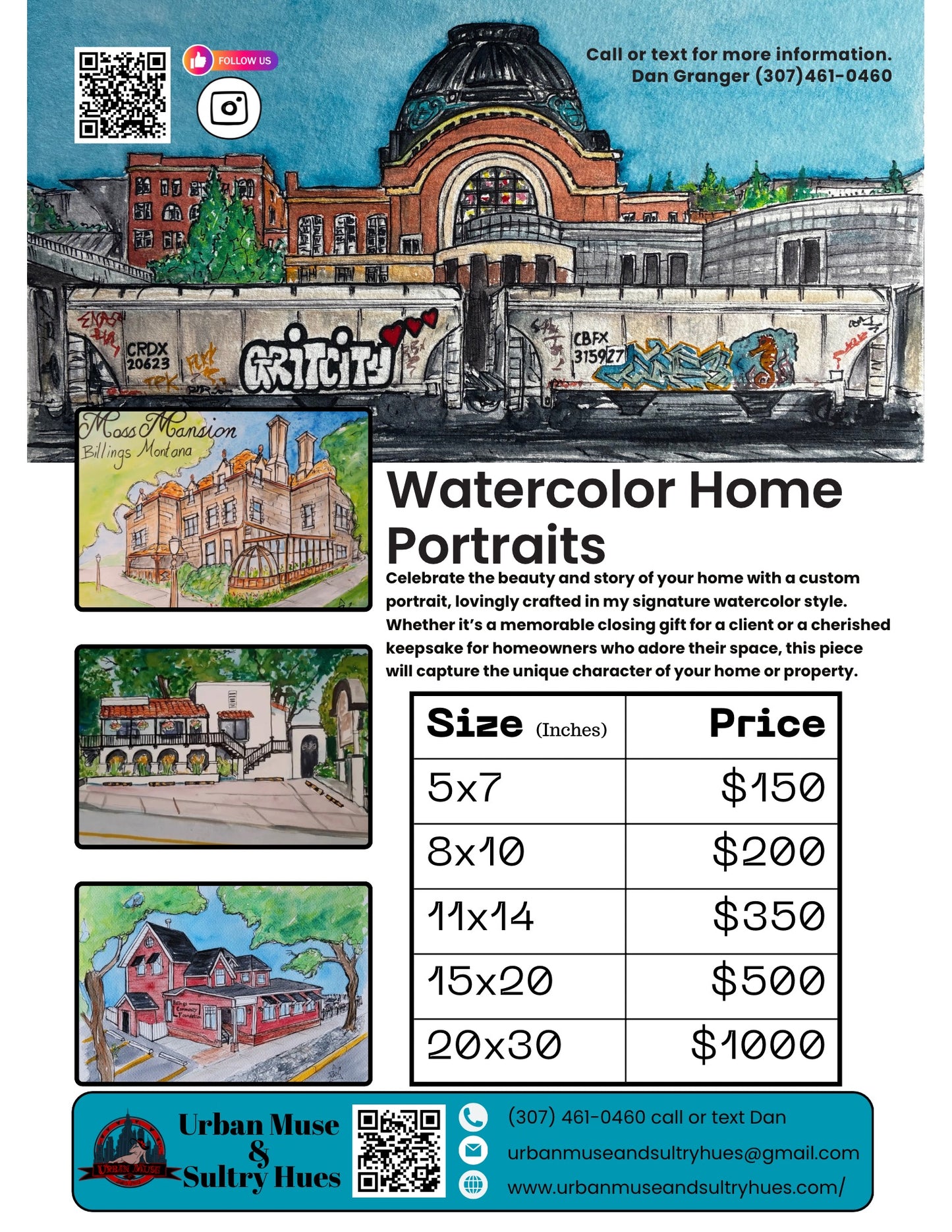 Custom Home Portrait