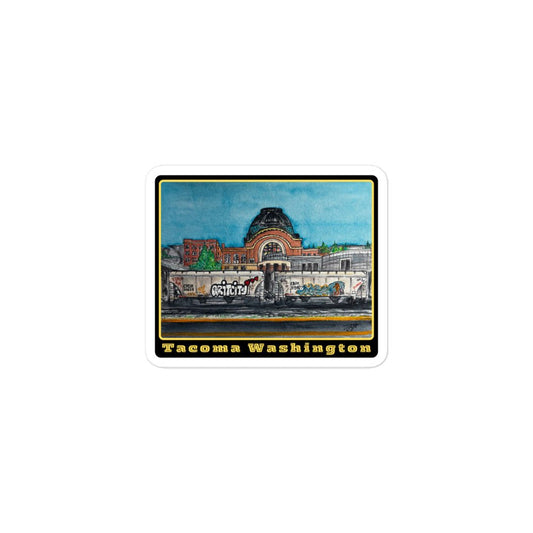 Grit City Rails Bubble-free stickers - Urban Muse & Sultry Hues