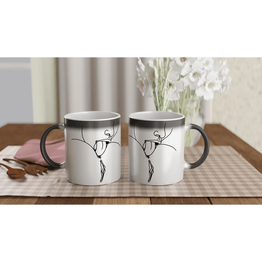 Lick Me – Playful Provocative Graphic Design Magic 11oz Ceramic Mug - Urban Muse & Sultry Hues