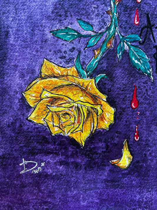 Not All Endings Are Happily Ever After Watercolor – 9x12 - Urban Muse & Sultry Hues