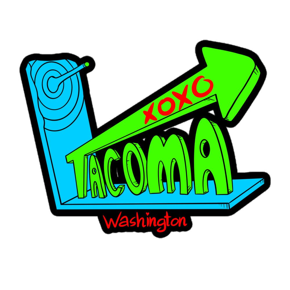 XOXO Tacoma Bubble-free stickers - Urban Muse & Sultry Hues