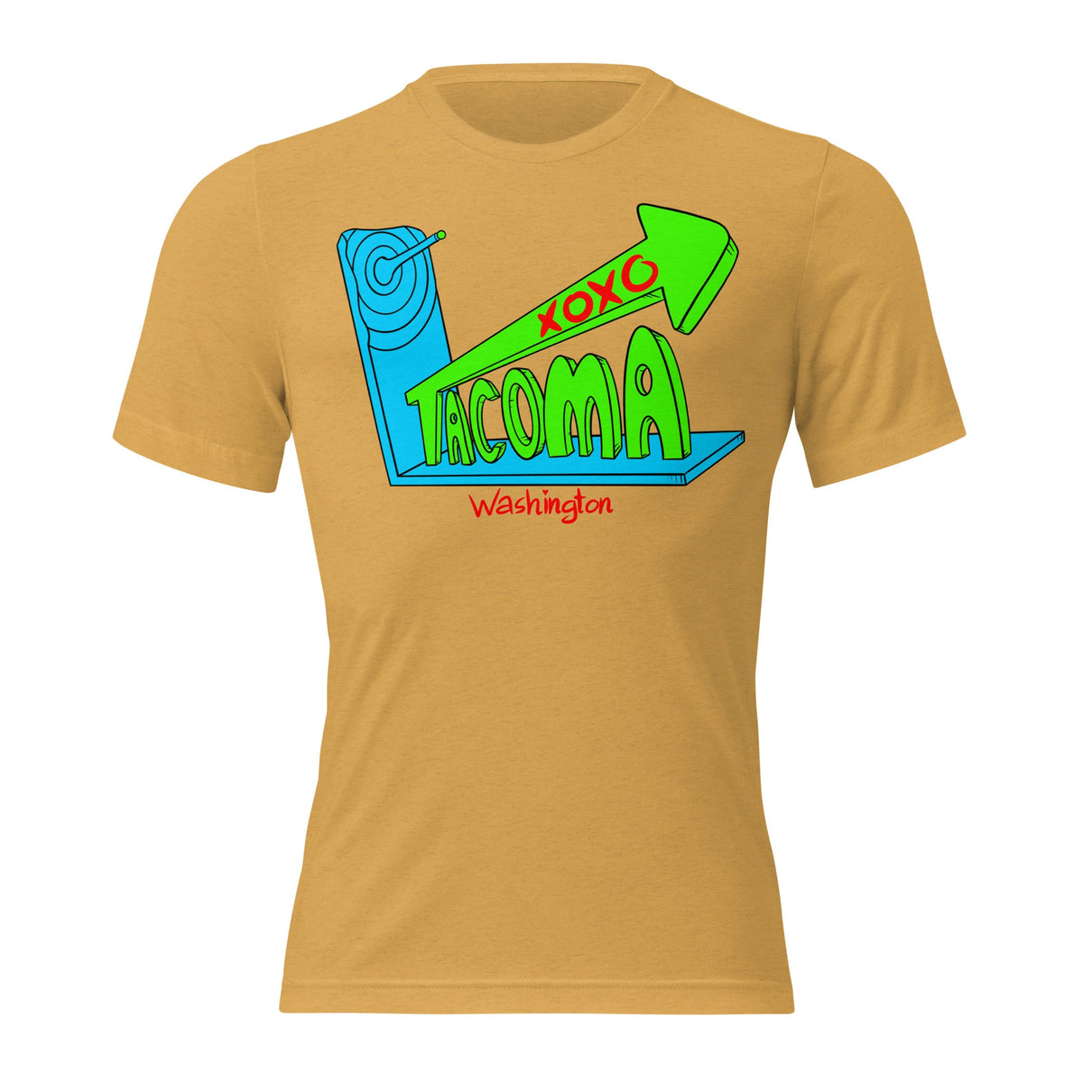 XOXO Tacoma Short sleeve t-shirt - Urban Muse & Sultry Hues