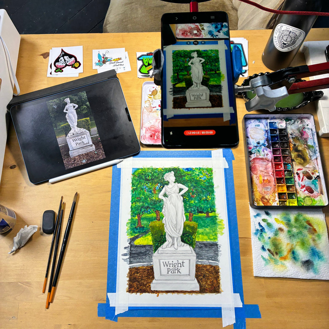 Messy, Meaningful, and Moving Forward: My First Painting + A Bold New Project - Urban Muse & Sultry Hues