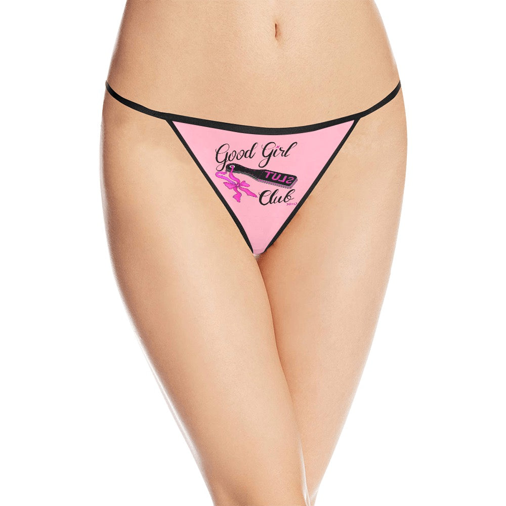 Good Girl Club Slut Paddle G-String Panties
