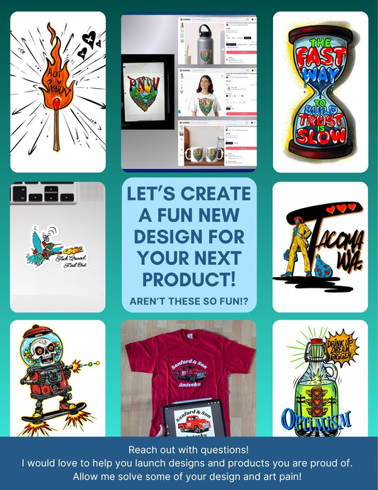 Custom Graphic Design Services – T-Shirts, Logos, Branding & More