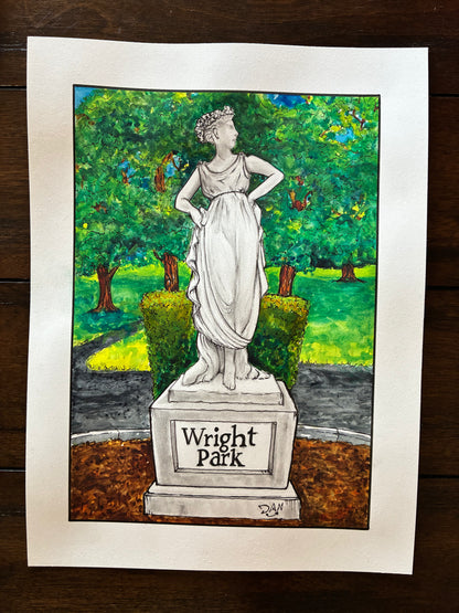 “Dancing Maiden” – Original Watercolor Painting