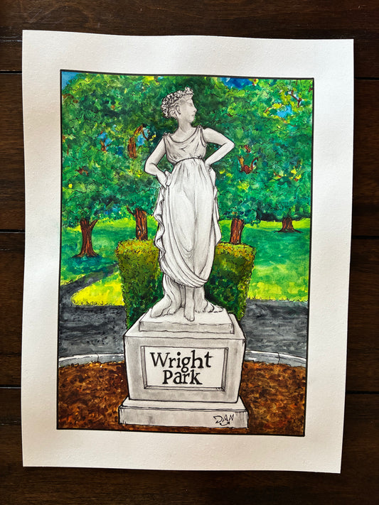 “Dancing Maiden” – Original Watercolor Painting