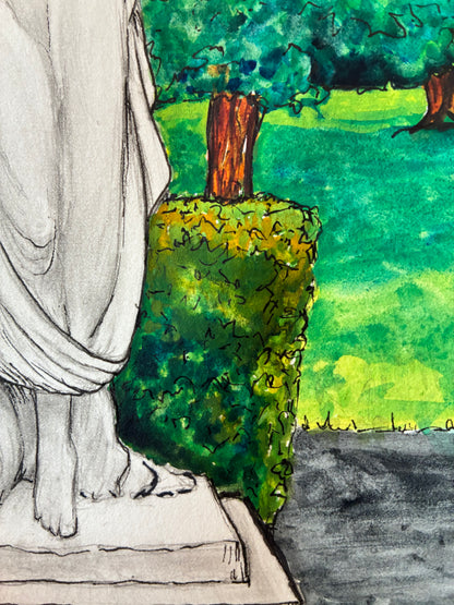 “Dancing Maiden” – Original Watercolor Painting
