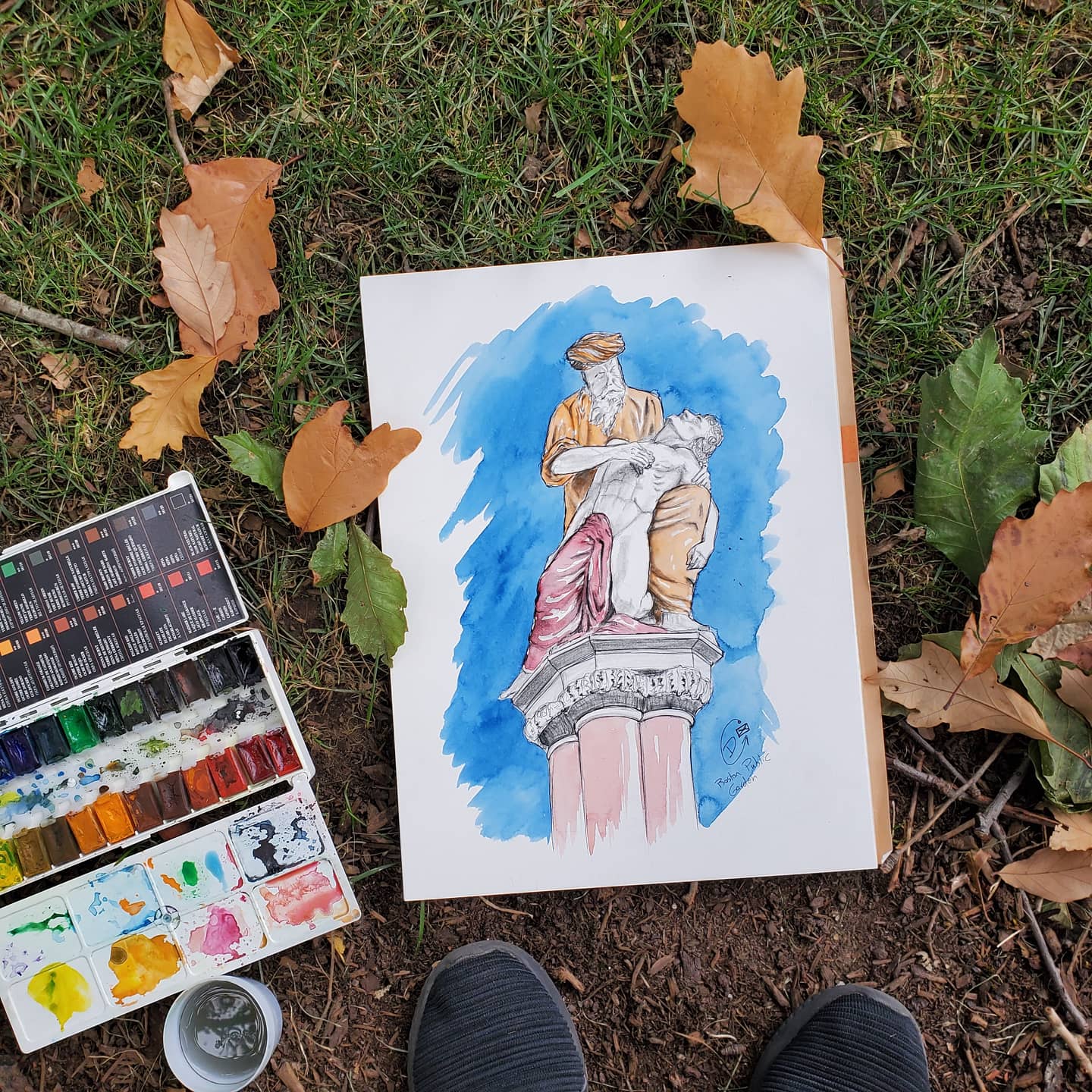 Boston Public Garden - Urban Muse & Sultry Hues