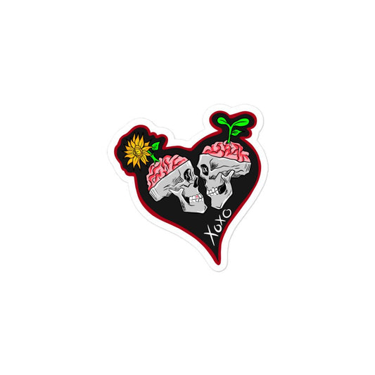Brains Before Bouquets Bubble-free stickers - Urban Muse & Sultry Hues