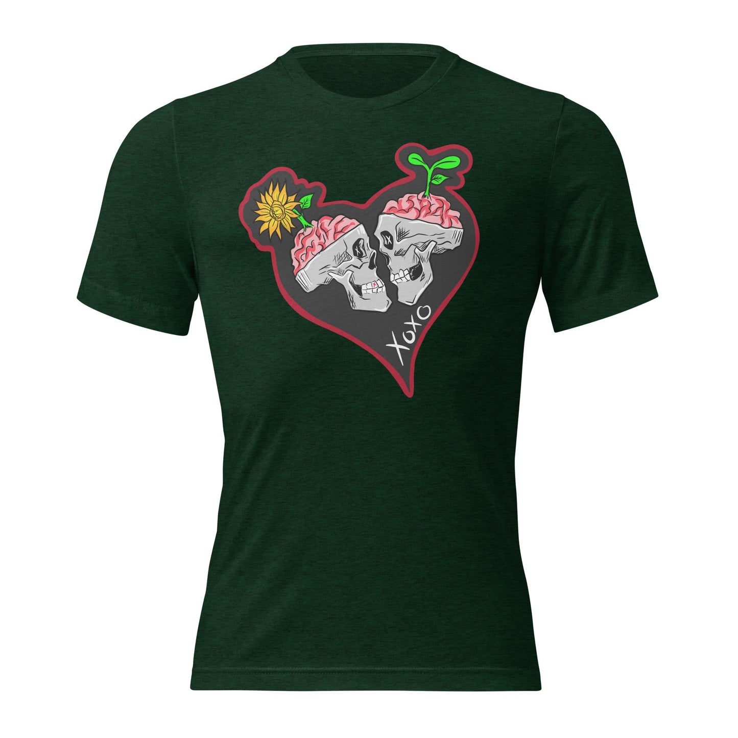 Brains Before Bouquets Short sleeve t-shirt - Urban Muse & Sultry Hues