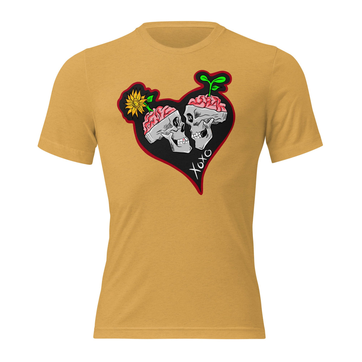 Brains Before Bouquets Short sleeve t-shirt - Urban Muse & Sultry Hues