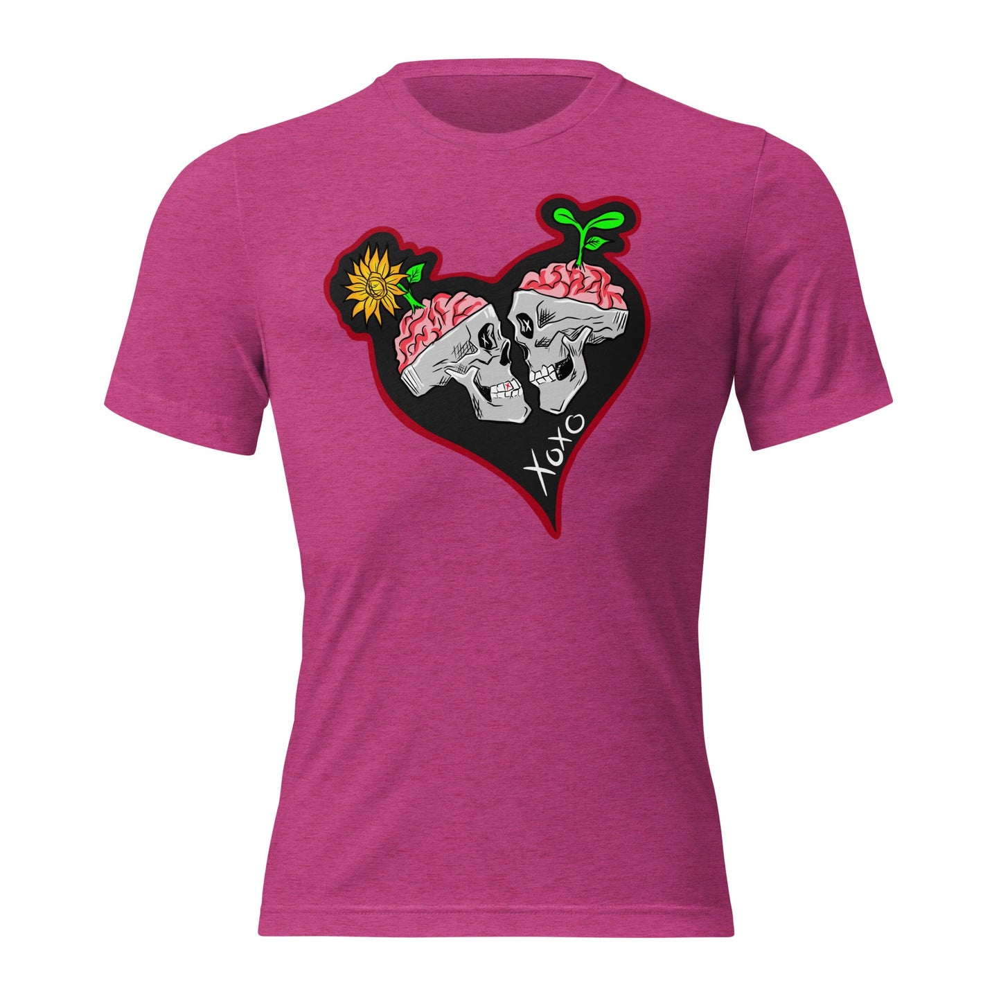 Brains Before Bouquets Short sleeve t-shirt - Urban Muse & Sultry Hues
