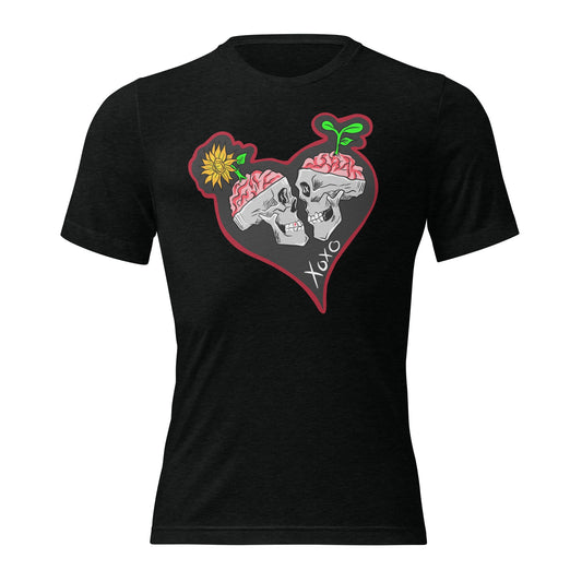 Brains Before Bouquets Short sleeve t-shirt - Urban Muse & Sultry Hues