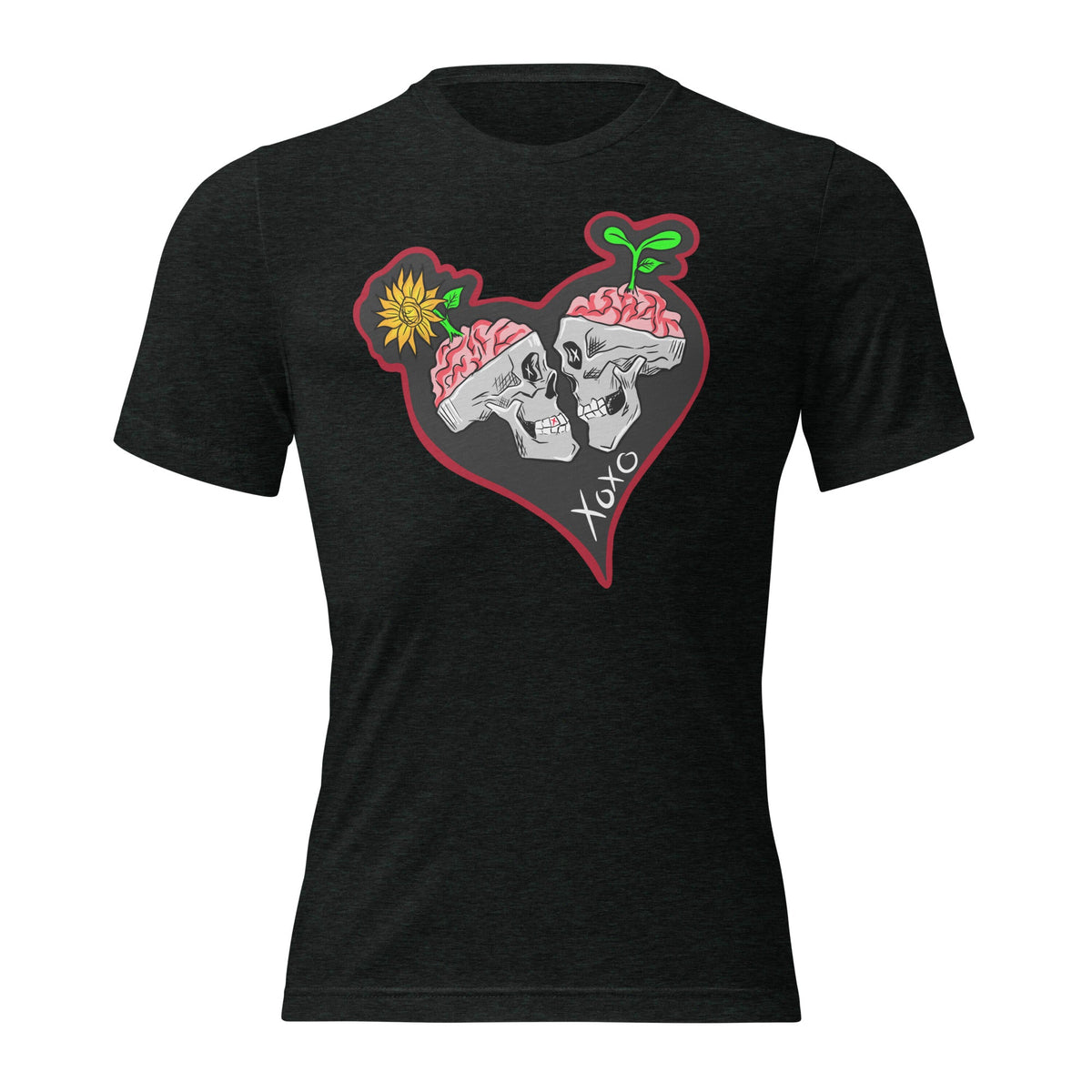 Brains Before Bouquets Short sleeve t-shirt - Urban Muse & Sultry Hues