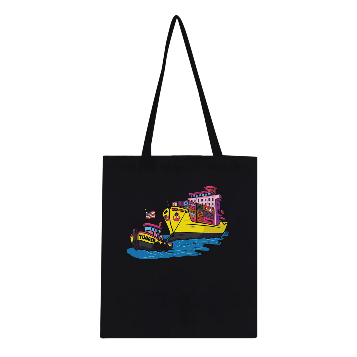 Cheeky Tugger Erotic Nautical Adventure Classic Tote Bag - Urban Muse & Sultry Hues