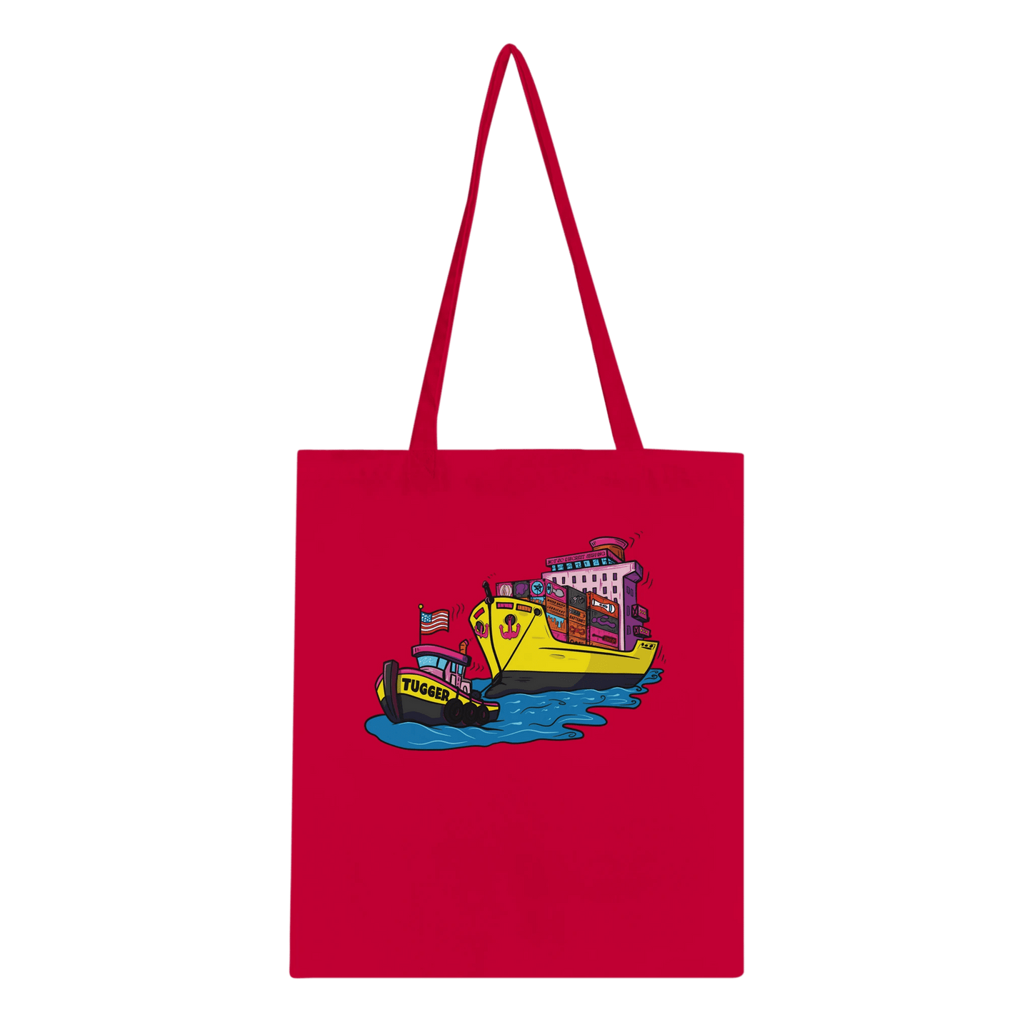 Cheeky Tugger Erotic Nautical Adventure Classic Tote Bag - Urban Muse & Sultry Hues