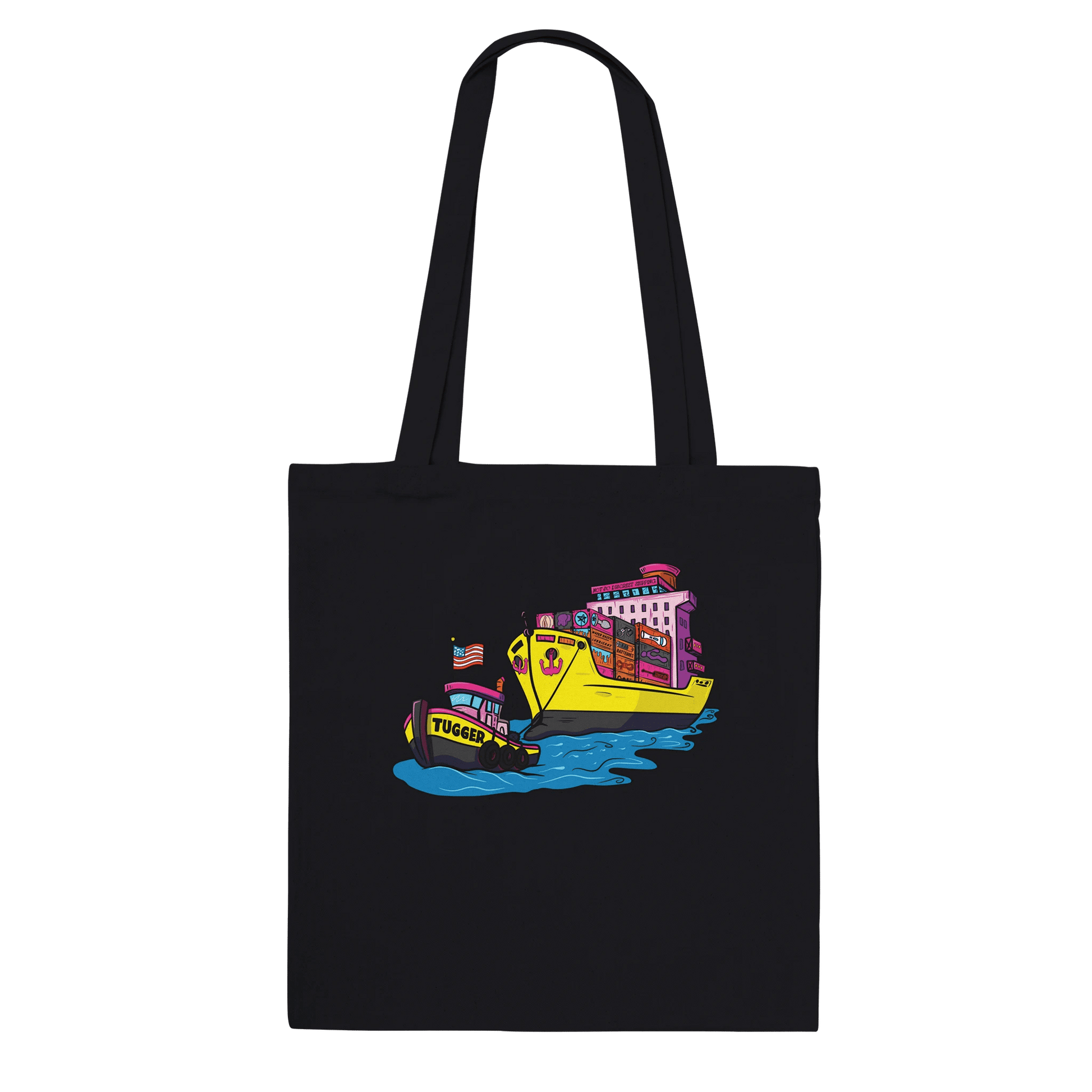 Cheeky Tugger Erotic Nautical Adventure Premium Tote Bag - Urban Muse & Sultry Hues