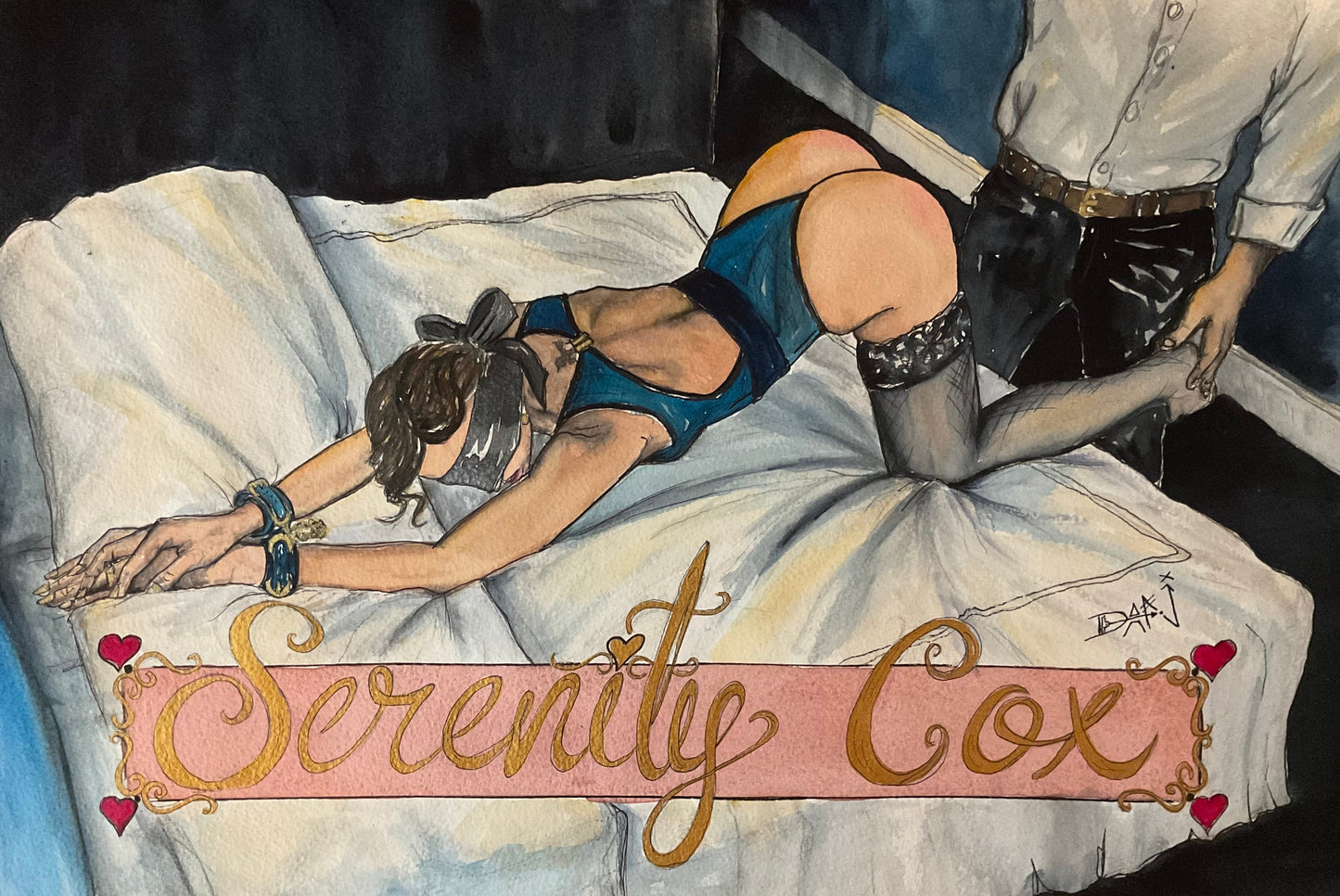 Custom Erotic / Boudoir Artwork - Urban Muse & Sultry Hues