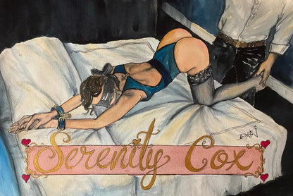 Custom Erotic / Boudoir Artwork - Urban Muse & Sultry Hues
