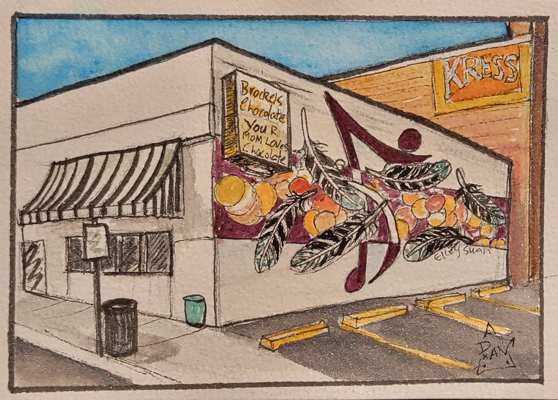 Custom Home Portrait - Urban Muse & Sultry Hues