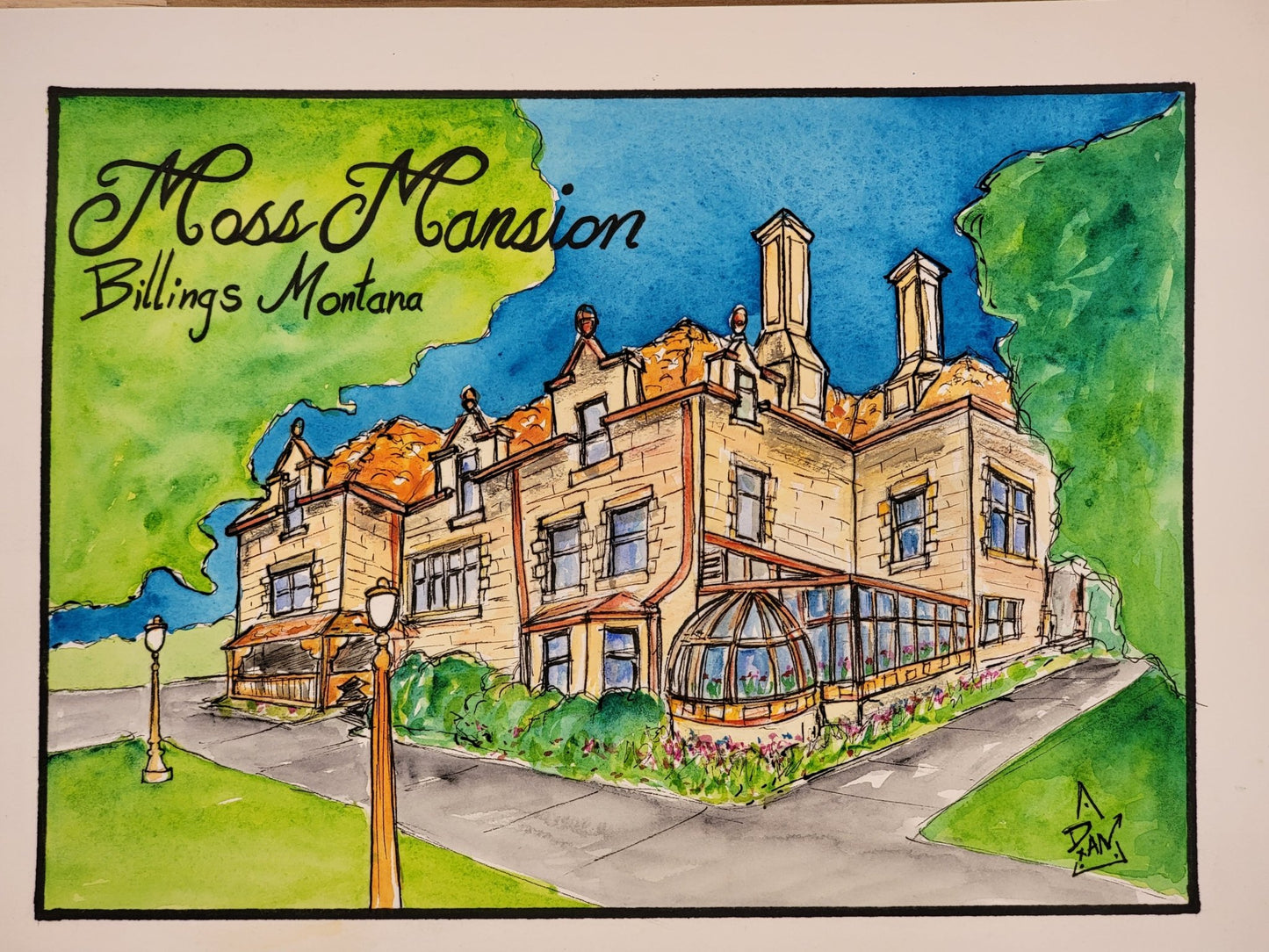 Custom Home Portrait - Urban Muse & Sultry Hues