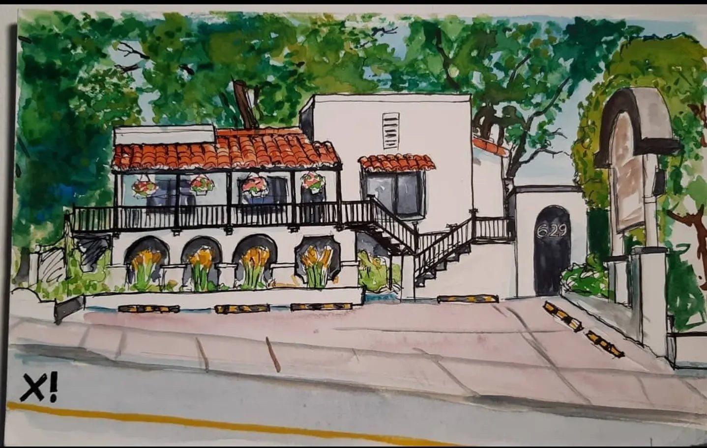 Custom Home Portrait - Urban Muse & Sultry Hues