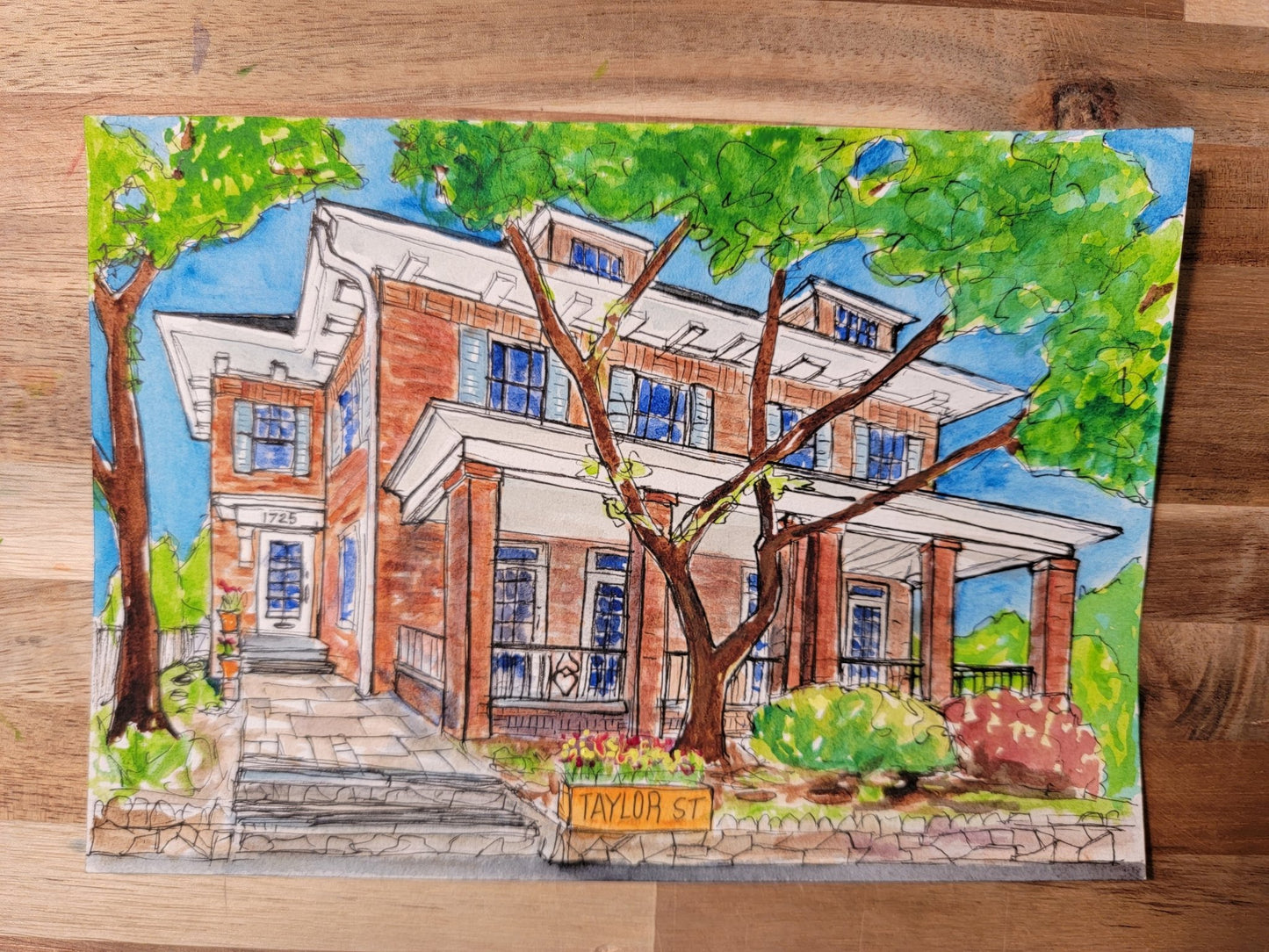 Custom Home Portrait - Urban Muse & Sultry Hues