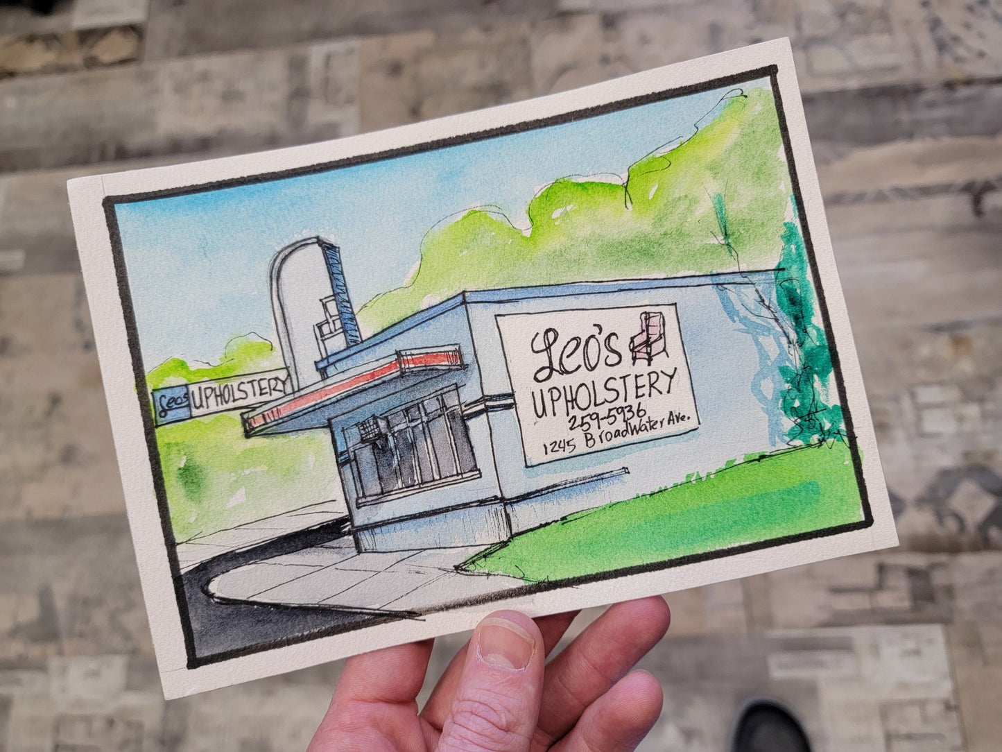 Custom Home Portrait - Urban Muse & Sultry Hues