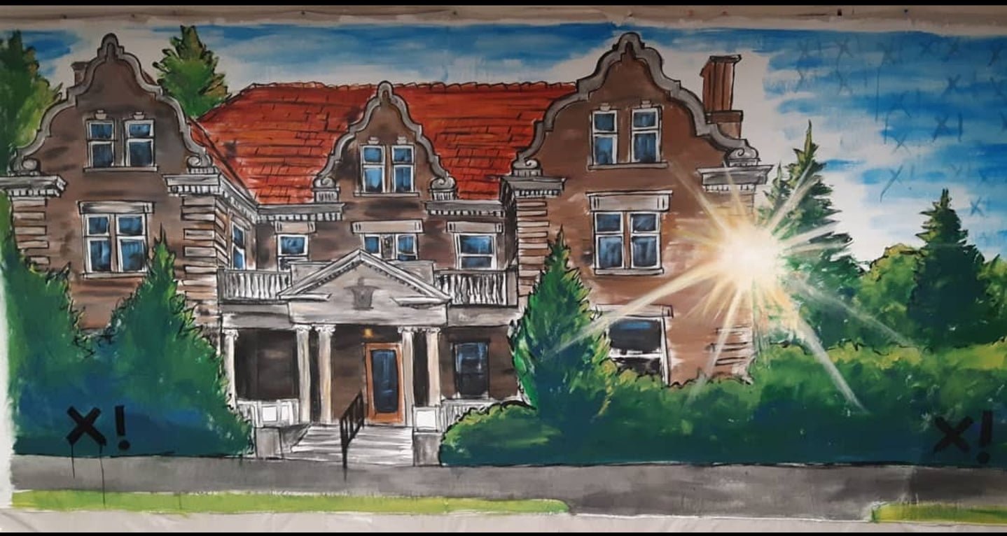 Custom Home Portrait - Urban Muse & Sultry Hues