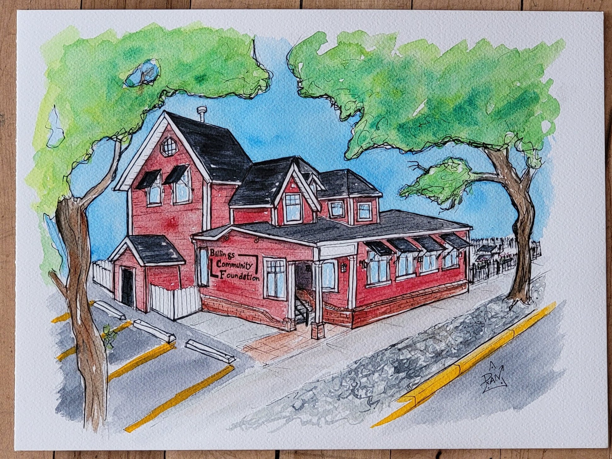 Custom Home Portrait - Urban Muse & Sultry Hues