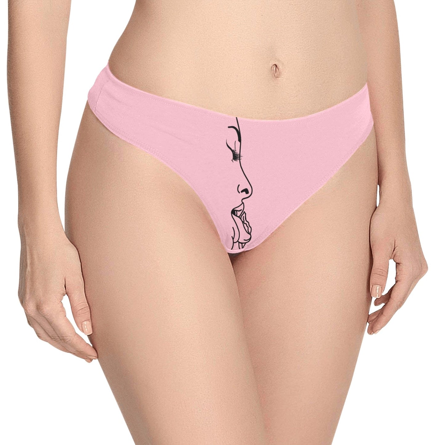 Cute Butt Sweet Lips Women's Sexy Classic Thong - Urban Muse & Sultry Hues