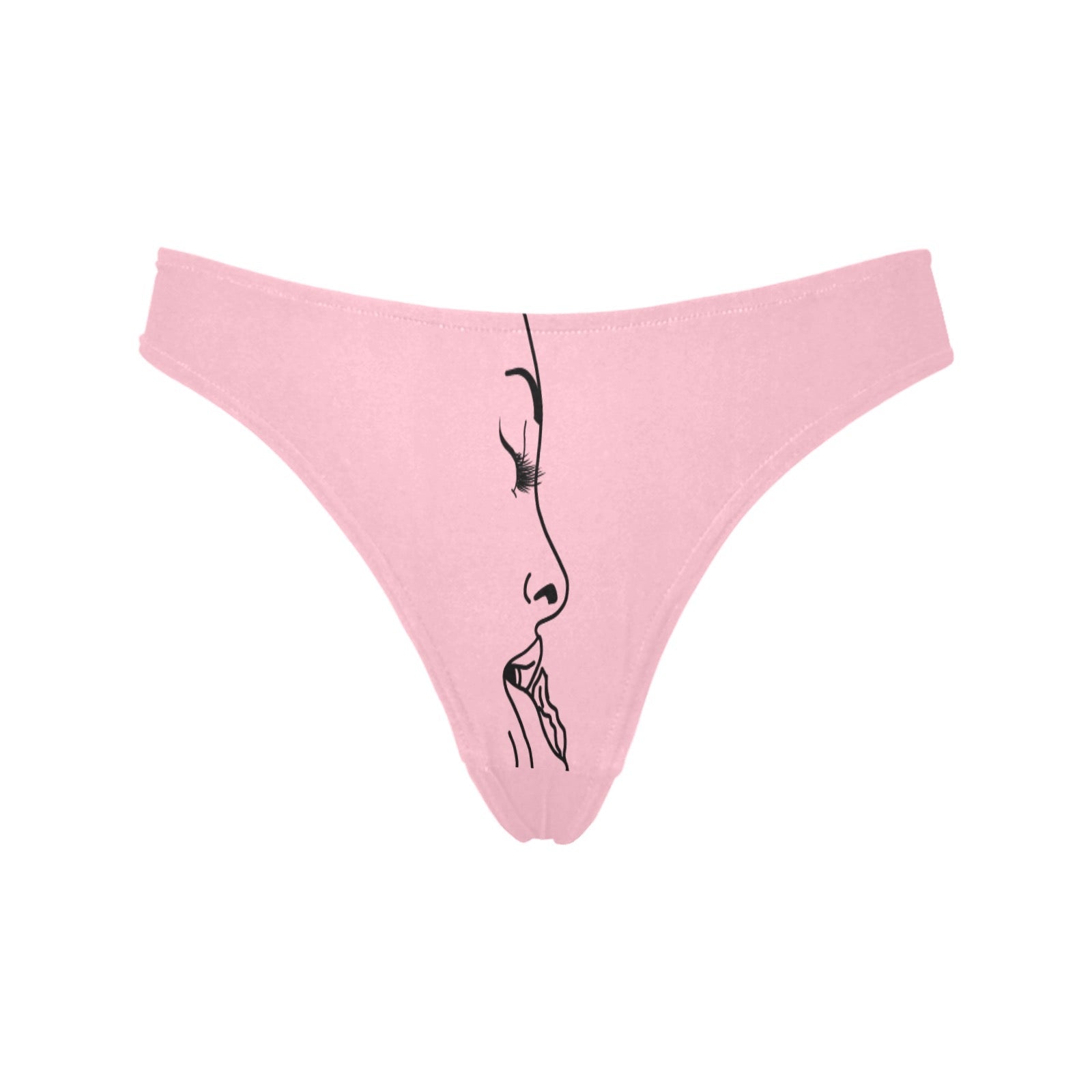 Cute Butt Sweet Lips Women's Sexy Classic Thong - Urban Muse & Sultry Hues
