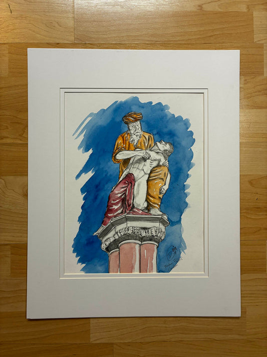 Ether Monument Boston Public Garden 11x14” - Urban Muse & Sultry Hues