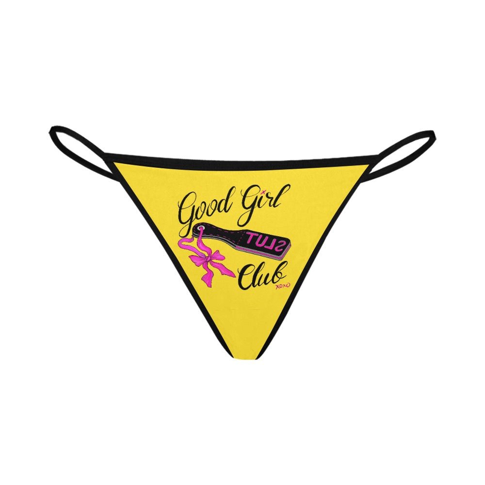 Good Girl Club Slut Paddle G-String Panties - Urban Muse & Sultry Hues