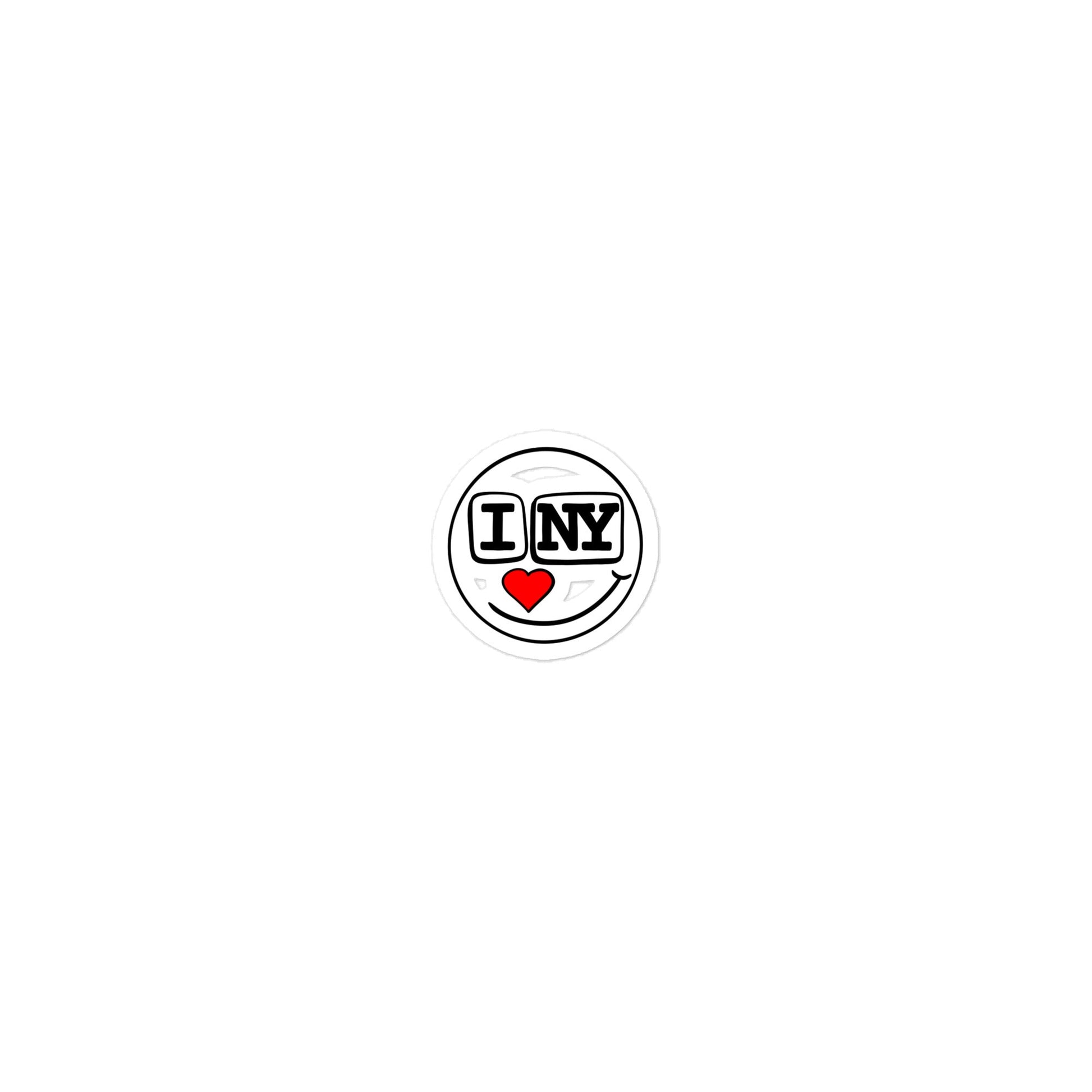 I Love New York Smiley Die - cut stickers - Urban Muse & Sultry Hues