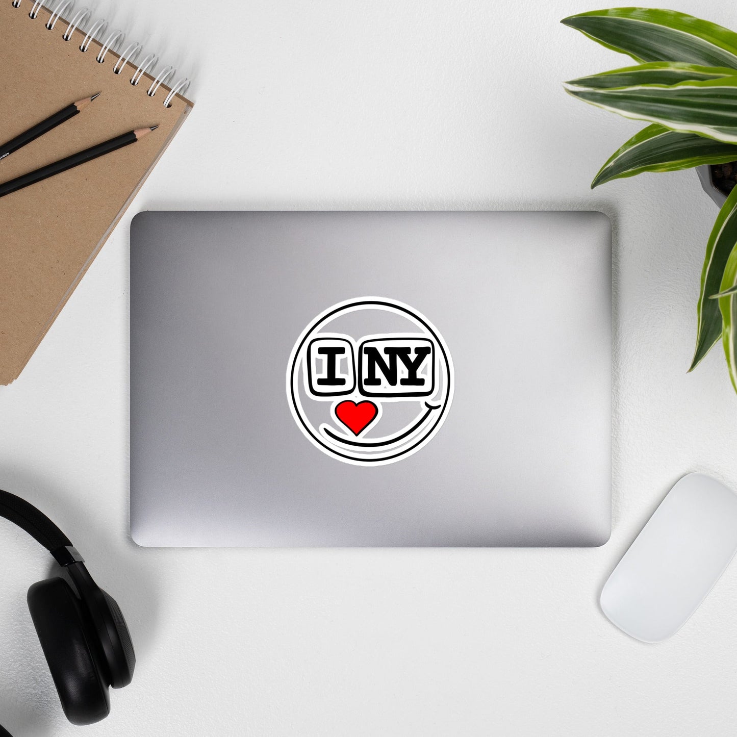 I Love New York Smiley Die - cut stickers - Urban Muse & Sultry Hues