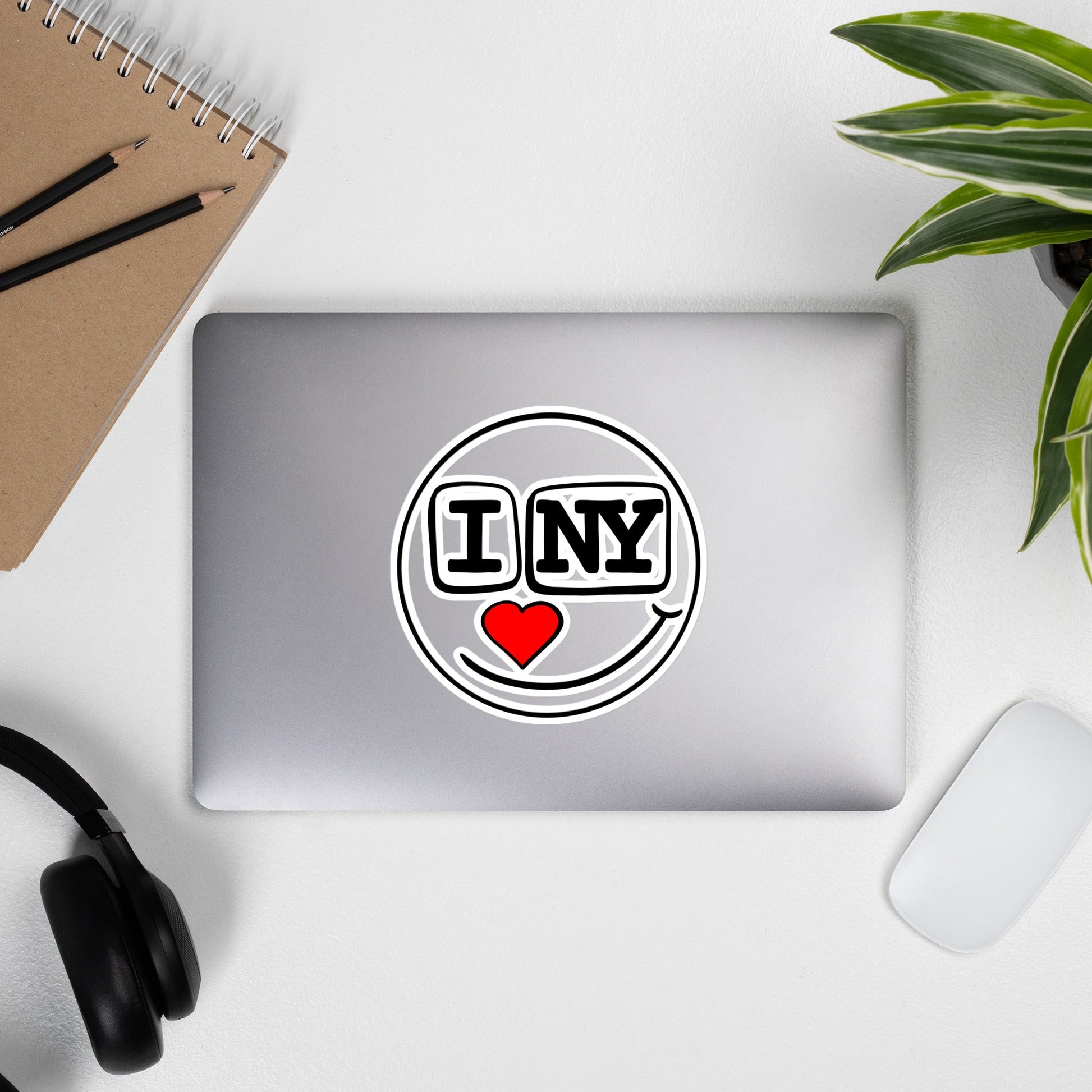 I Love New York Smiley Die - cut stickers - Urban Muse & Sultry Hues