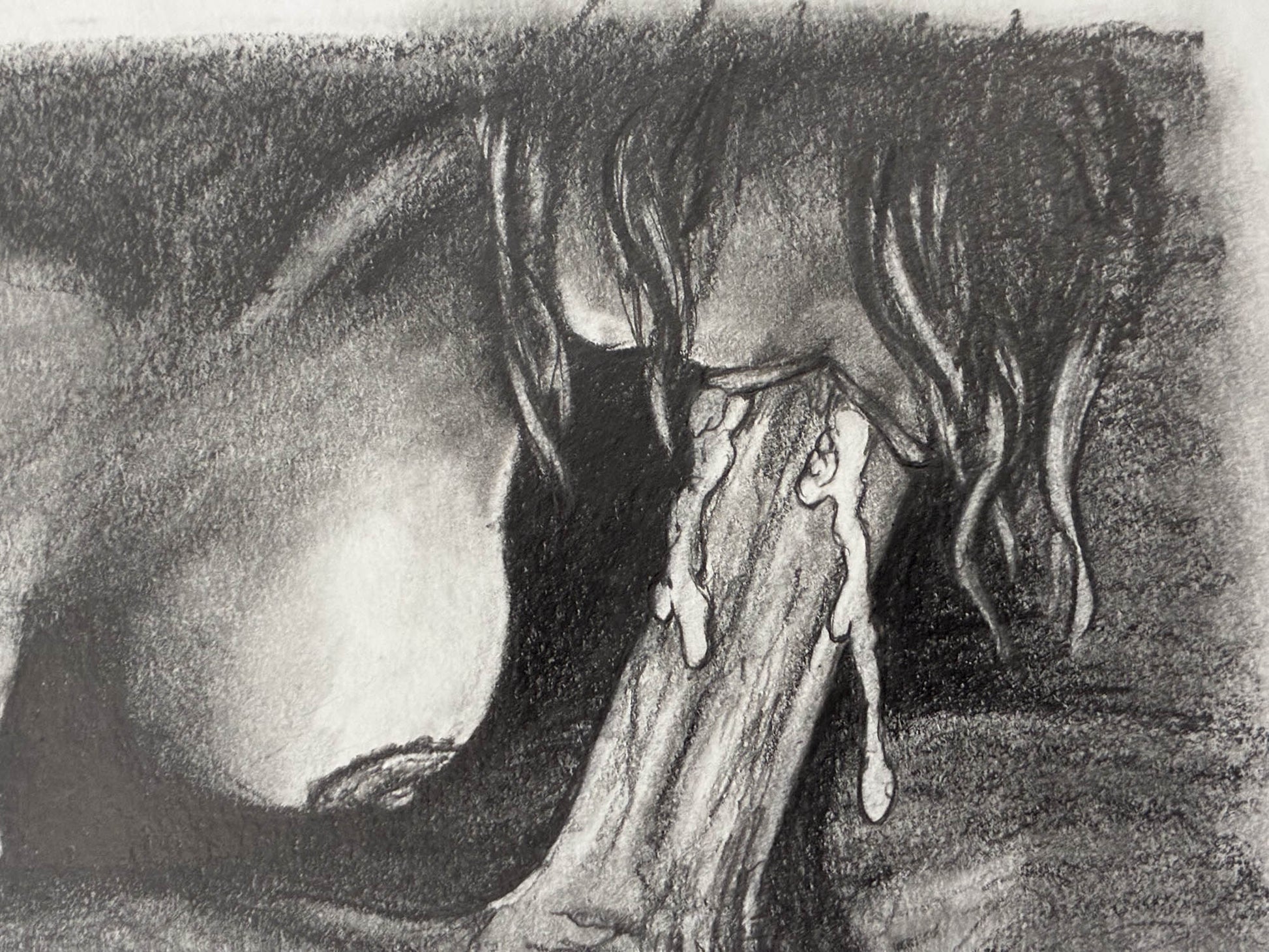 Juicy Blow Job Erotic Pencil Drawing – 8x10 - Urban Muse & Sultry Hues