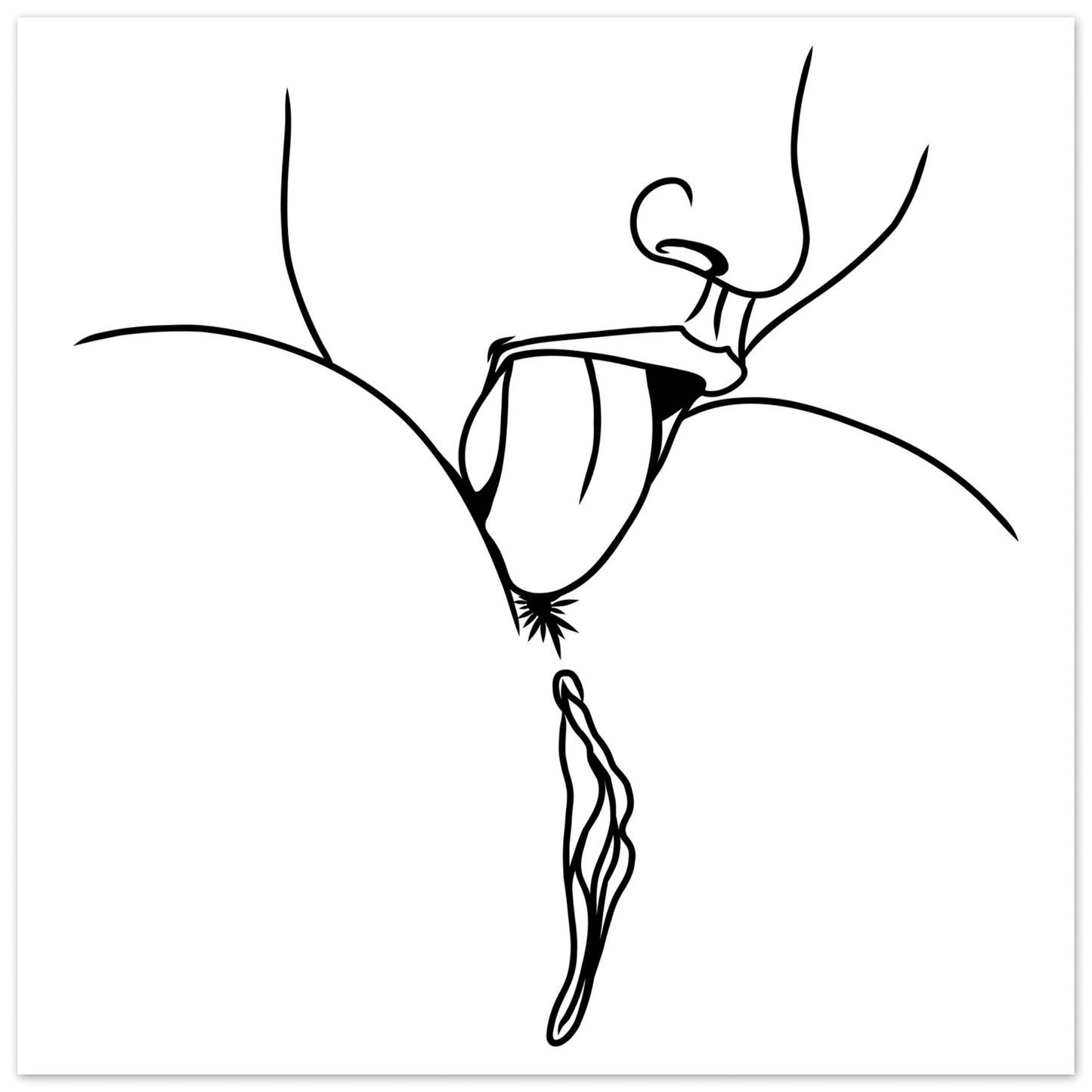 Lick Me – Playful Provocative Graphic Design Aluminum Print - Urban Muse & Sultry Hues