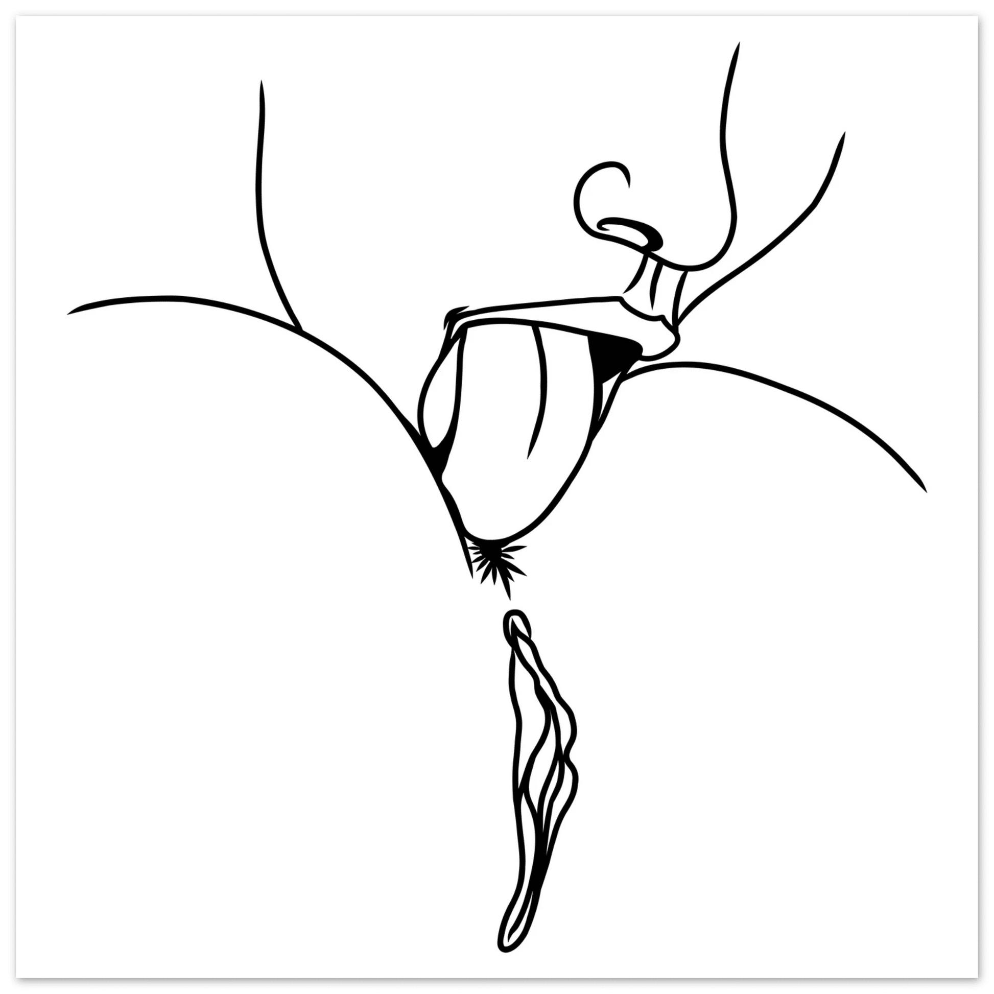 Lick Me – Playful Provocative Graphic Design Aluminum Print - Urban Muse & Sultry Hues