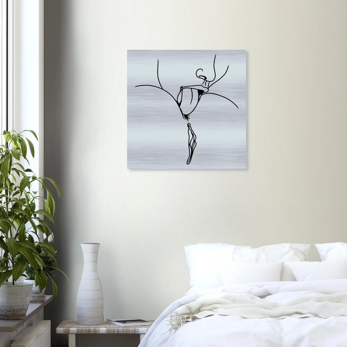 Lick Me – Playful Provocative Graphic Design Brushed Aluminum Print - Urban Muse & Sultry Hues