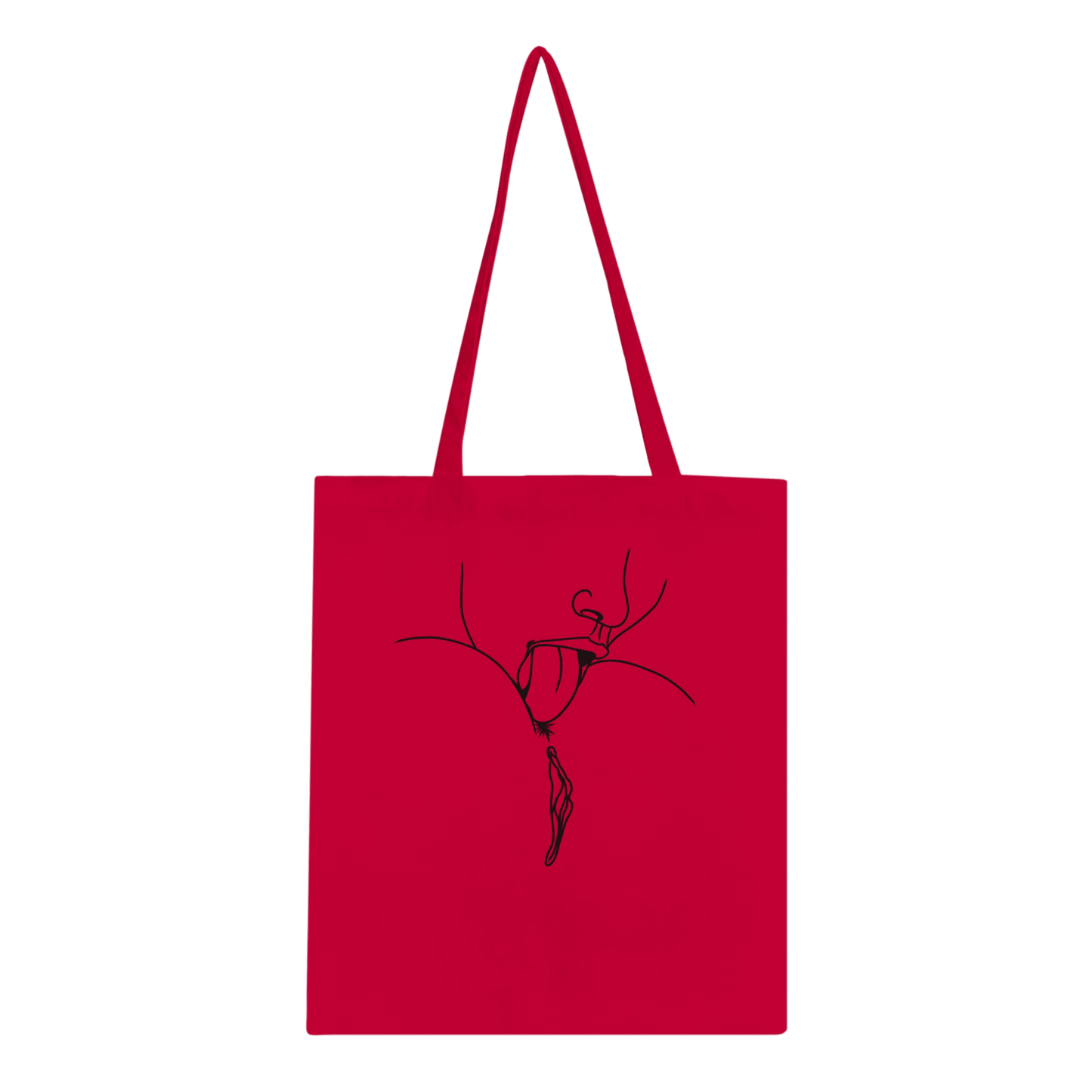Lick Me – Playful Provocative Graphic Design Classic Tote Bag - Urban Muse & Sultry Hues