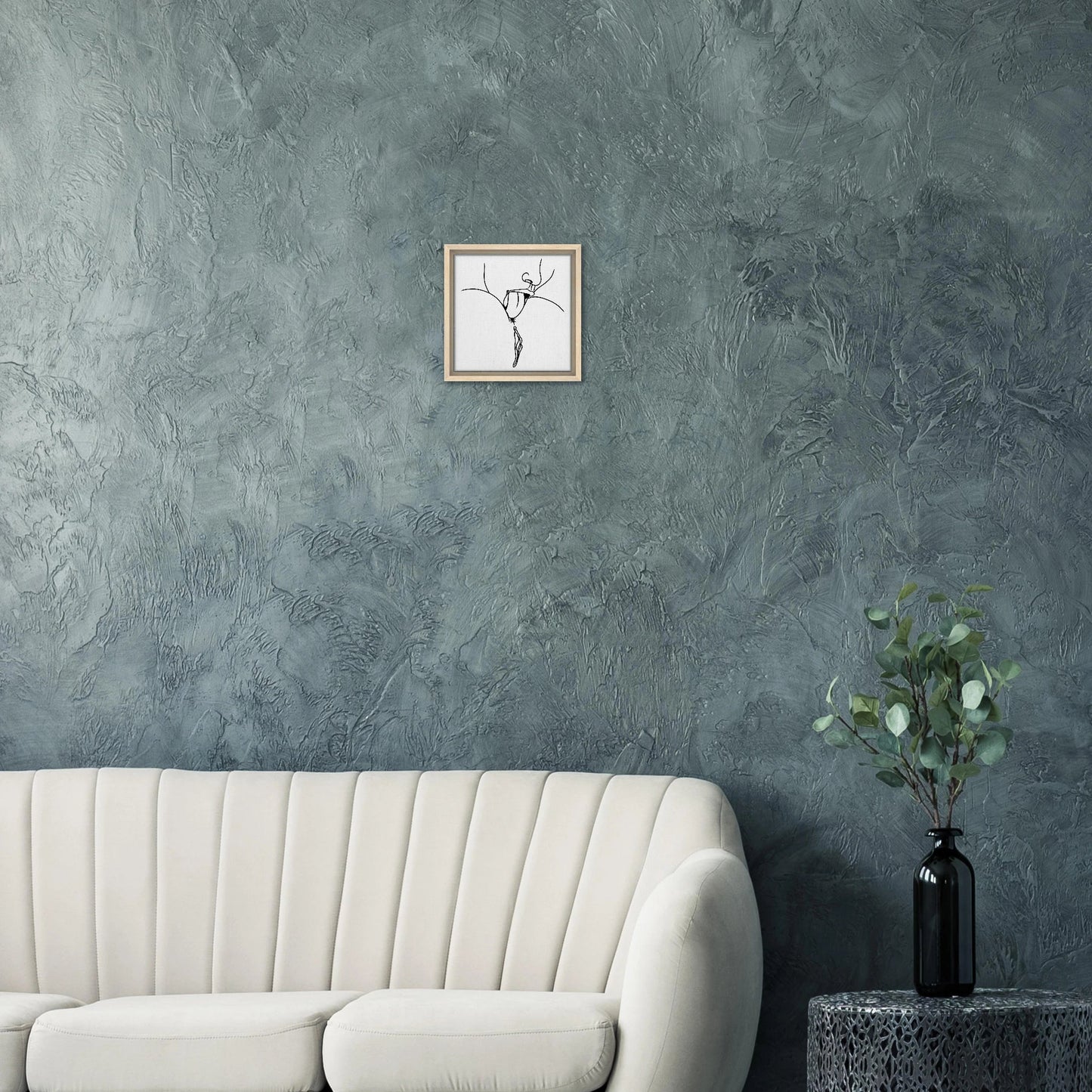 Lick Me – Playful Provocative Graphic Design Framed Canvas - Urban Muse & Sultry Hues