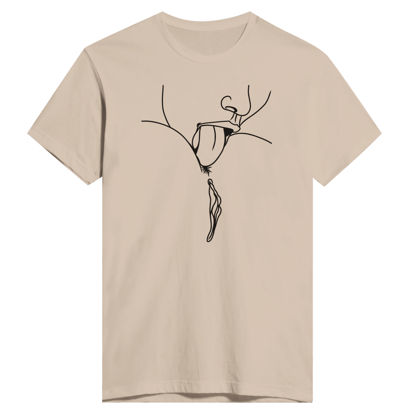Lick Me – Playful Provocative Graphic Design Men's Fitted T-Shirt | Next Level 3600 - Urban Muse & Sultry Hues