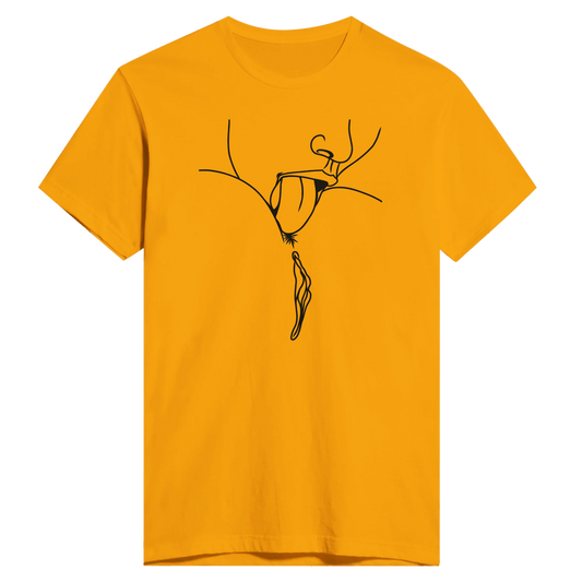 Lick Me – Playful Provocative Graphic Design Men's Fitted T-Shirt | Next Level 3600 - Urban Muse & Sultry Hues