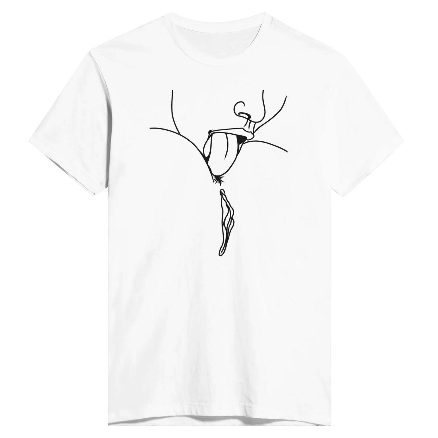 Lick Me – Playful Provocative Graphic Design Men's Fitted T-Shirt | Next Level 3600 - Urban Muse & Sultry Hues